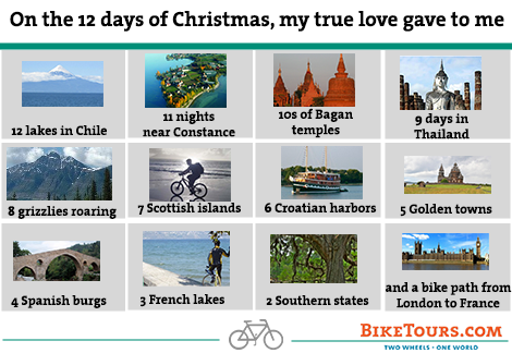12 days of bike tours