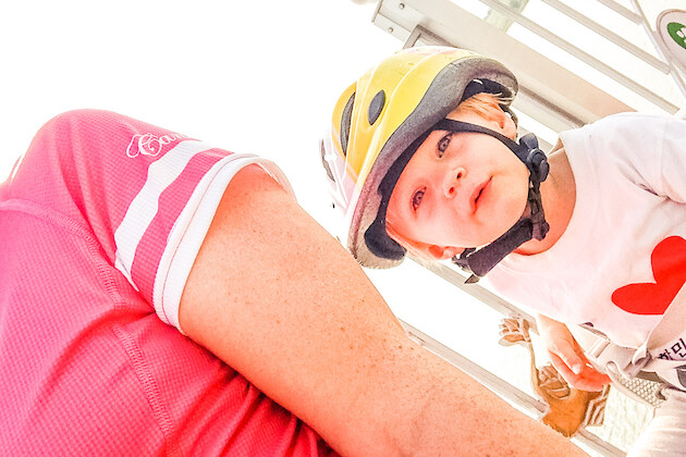 Pedal faster, Mommy! Tips on bike touring with your family