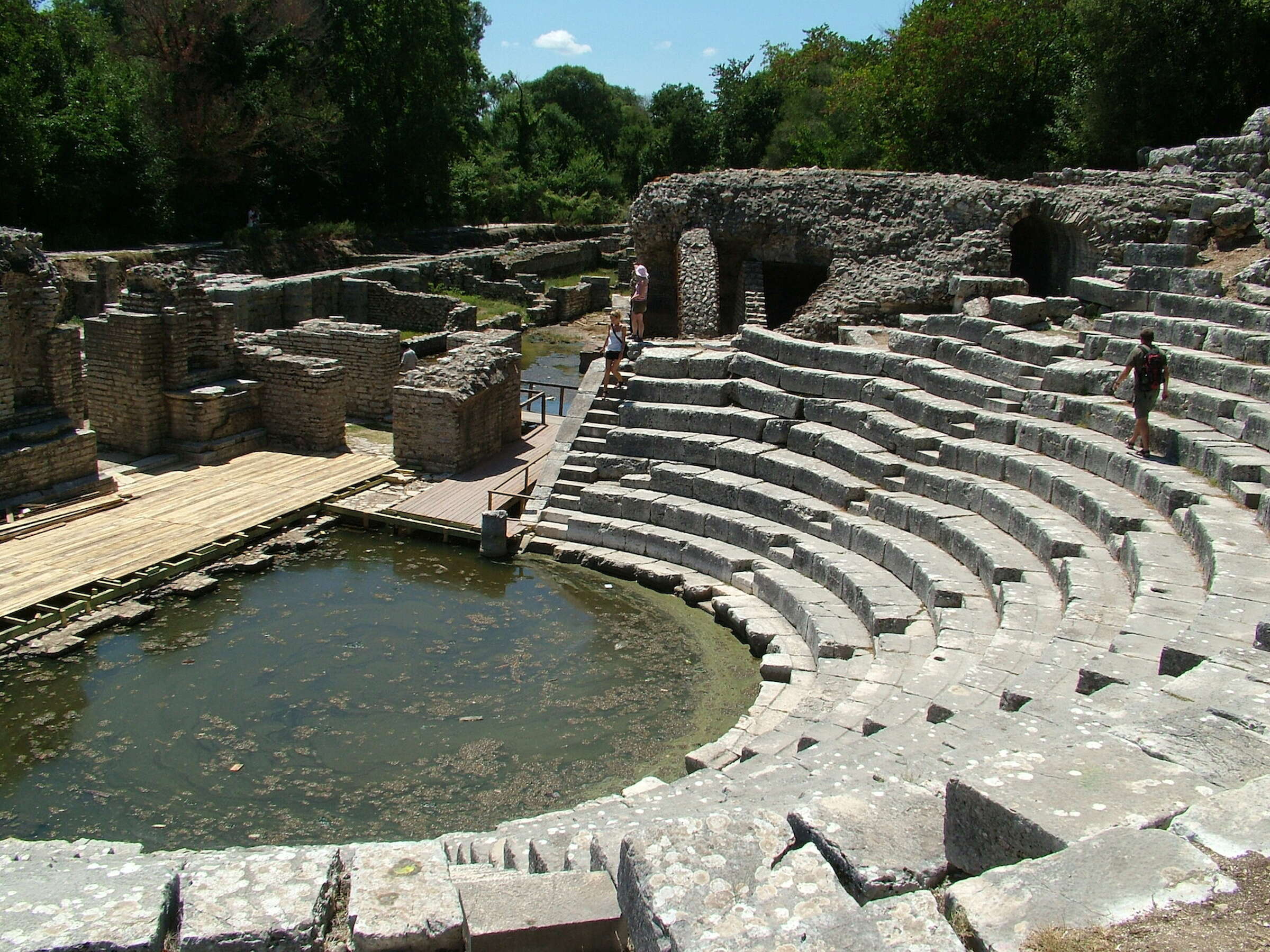 Butrint ancient theater from 3rd century BC