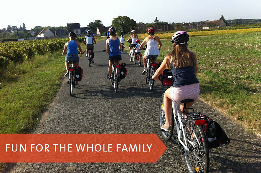 Family-friendly bike tour