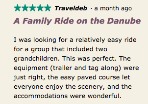 Danube Family Tour feedback