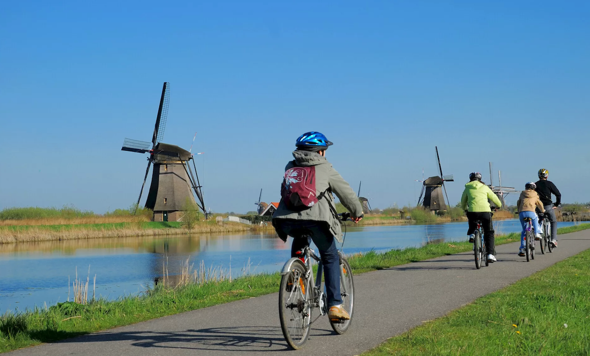 Biking in Holland