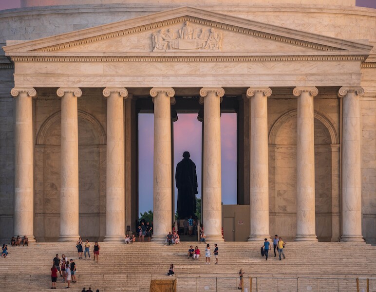 The Jefferson Memorial, Washington DC, USA. John Brighenti@Flickr